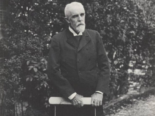 Photograph of Baron Peter Pirquet (1838-1906) at the Conference