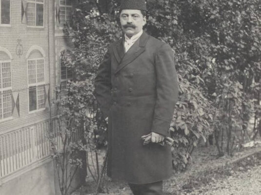 Photograph of General Mirza Riza-Khan, Arfa-Ud-Dovleh, first delegate of H.M. the Shah of Persia at the Conference