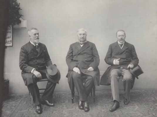 Photograph of the Belgian delegation at the Conference
