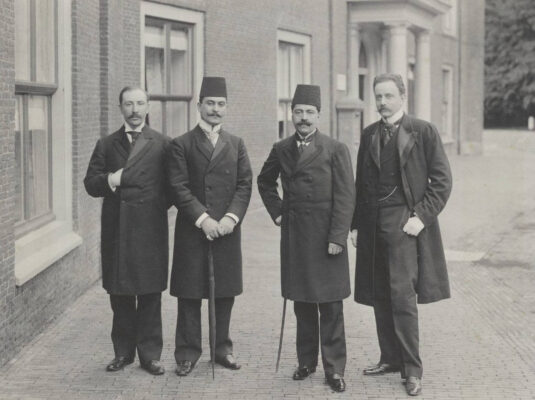 Photograph of the Persian delegation at the Conference