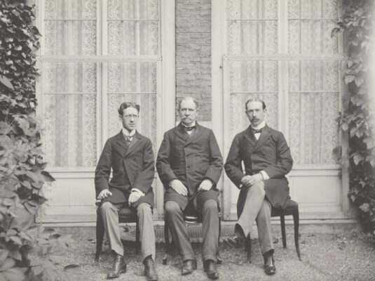 Photograph of the United States delegation at the Conference; M. Thomas M.Mac Grath, M. James Harris Vickery, M. Thomas Morrison